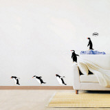 Penguin Group Dive Wall Decal