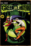 Green Lantern Comic Book Tin Sign