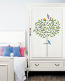 Steel Tree Bird Perch with Mod Birds