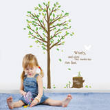 Inspirational Quote Tree Stump Forest Bird