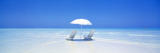 Beach, Ocean, Water, Parasol and Chairs, Maldives
