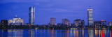 Night, Skyline, Back Bay, Boston, Massachusetts, USA