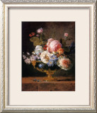 Fleurs dans un Vase de Porceleine Bleue, c.1780