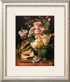 Buy Roses et Autres Fleurs, Coquillages, Tete de Requin et Petrifications, c.1819 at AllPosters.com