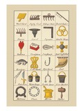 Buy Heraldic Symbols: Wool Card and Jersey Comb at AllPosters.com
