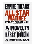 Buy A Novelty, The First in 20 Years, Harry Houdini as a Magician at AllPosters.com
