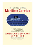 Buy The United States Maritime Service, c.1937 at AllPosters.com
