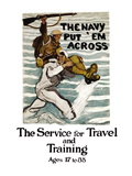 Buy The Navy Put 'Em Across, c.1918 at AllPosters.com