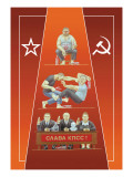 Buy One Russian Drinking, Two Russians Fighting, Three Russians in Revolution at AllPosters.com
