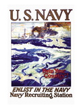 Buy Help Your Country! Enlist in the Navy, c.1917 at AllPosters.com
