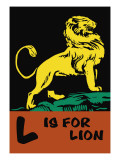 Buy L is for Lion at AllPosters.com