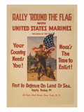 Buy Rally 'Round the Flag with the United States Marines at AllPosters.com