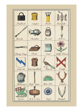 Buy Heraldic Symbols: Padlock and Copper at AllPosters.com