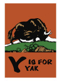 Buy Y is for Yak at AllPosters.com