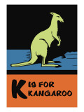 Buy K is for Kangaroo at AllPosters.com