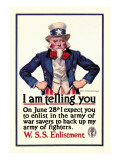 I Am Telling You Wall Decal