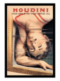 Buy Houdini: Upside Down in the Water Torture Cell at AllPosters.com