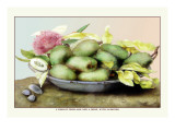 Buy Dish of Medlars, A Rose, and Almonds at AllPosters.com