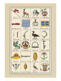 Buy Heraldic Symbols: Banner and Cameleopard at AllPosters.com