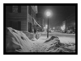 Buy Snowy Night in Woodstock, Vermont at AllPosters.com