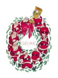 Buy Santa Christmas Wreath at AllPosters.com