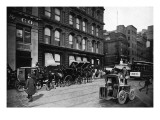 Cabs Outside of Tiffany and Co., New York City