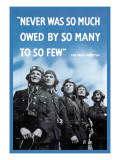 Never Was So Much Owed by So Many to So Few