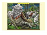 A Streak of Siberian White Tigers