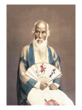 Buy Old Man with a Fan at AllPosters.com