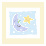 Buy Cheerful Moon and Star at AllPosters.com