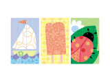Signs of Summer Triptych