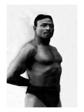 Bodybuilder's Shadowed Torso