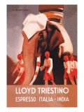 Buy Lloyd Triestino Espresso Itali India at AllPosters.com