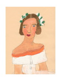 Buy Lady with Flowers In Hair at AllPosters.com