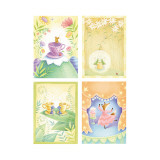 Tea Time Critters Four Patch