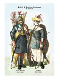 Polish and Russian Costumes: Lance Bearing and Armed Horsemen