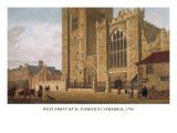Buy West Front of St. Patrick's Cathedral, 1793 at AllPosters.com