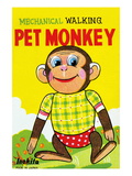 Mechanical Walking Pet Monkey