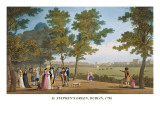 Buy St. Stephen's Green, Dublin, 1796 at AllPosters.com