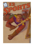 Buy Goalie Sprawled Out on the Ice at AllPosters.com
