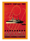 Buy Comite Central Pro, Acorazado Espana at AllPosters.com