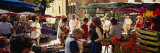 Group of People in a Street Market, Ceret, France