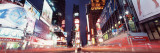 Sign Boards Lit Up at Night, Times Square, New York, USA