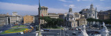 Traffic on a Road, Piazza Venezia, Rome, Italy