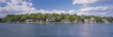 Boathouses near the River, Schuylkill River, Philadelphia, Pennsylvania, USA