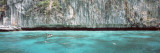 High Angle View of Three People Snorkeling, Phi Phi Islands, Thailand