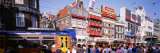 Rembrandt Square, Crowd Standing at Town Square, Amsterdam, Netherlands