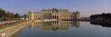 Manmade Lake Outside a Vintage Building, Belvedere Palace, Vienna, Austria
