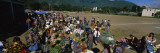 High Angle View of a Group of People in a Vegetable Market, Almolonga, Guatemala