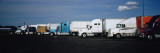 Buy Semi-Trucks Parked on a Road, Ohio, USA at AllPosters.com